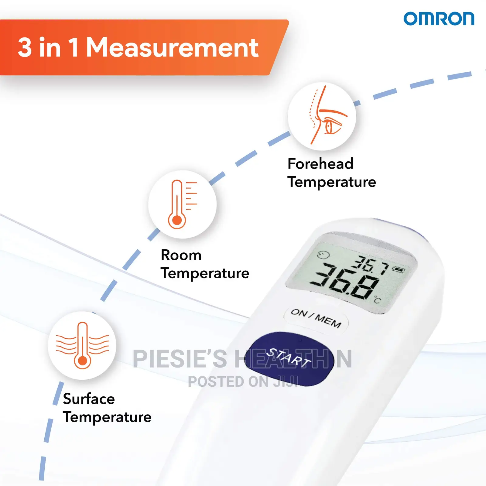 Omron Infrared Forehead Thermometer Gun