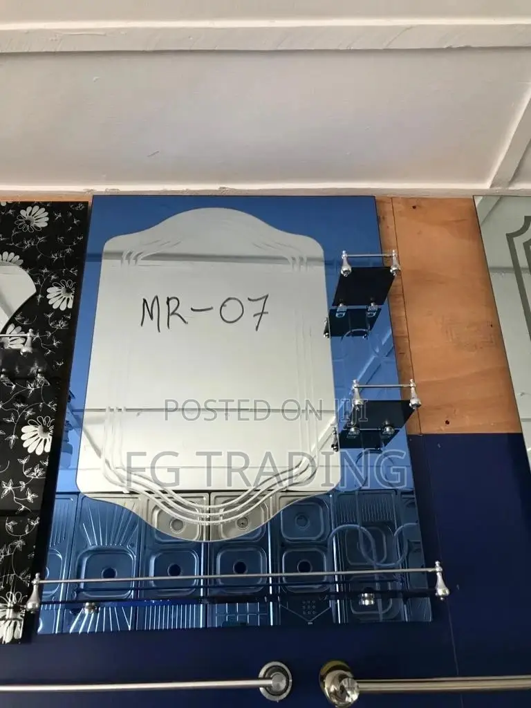 Bedroom Mirror - Dressing Mirror - Glass Tray