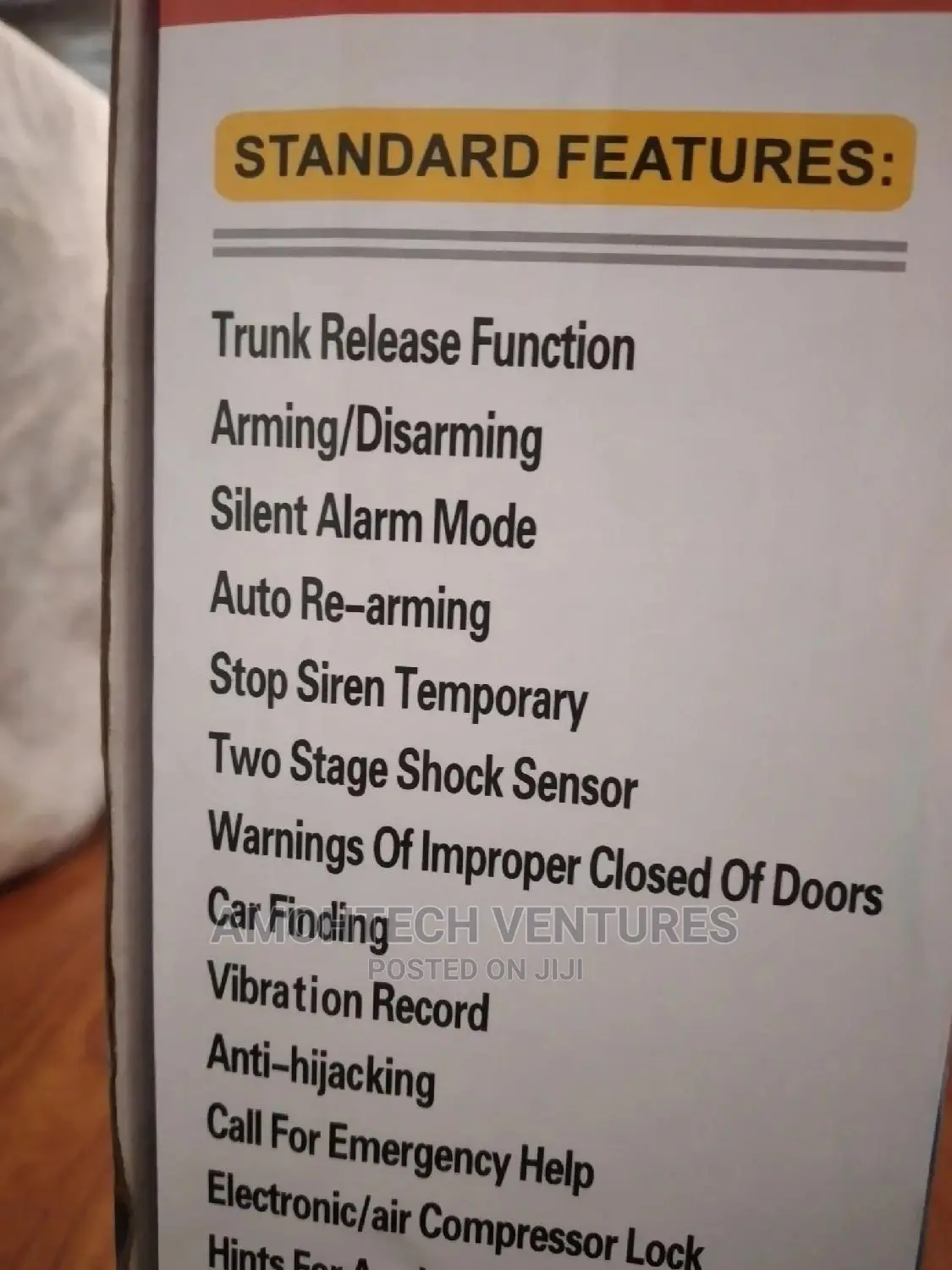 Car Alarm Lock and Unlock System With Installation