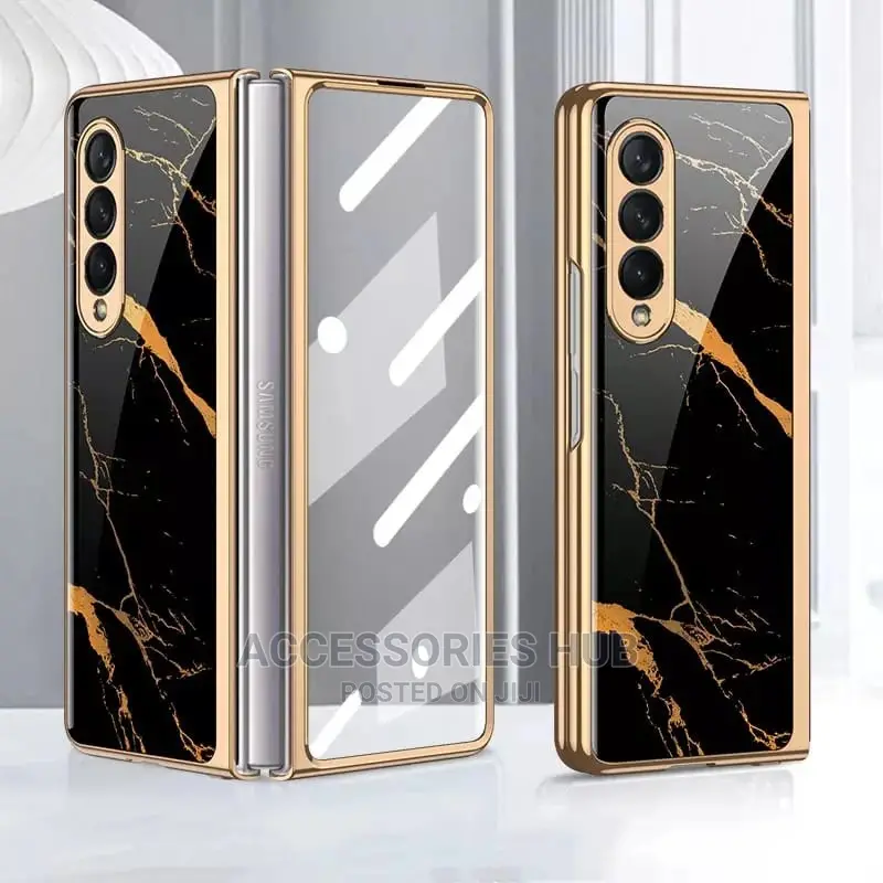 Z Fold 3 Luxury Cases With Inbuilt Tempered Glass Protector