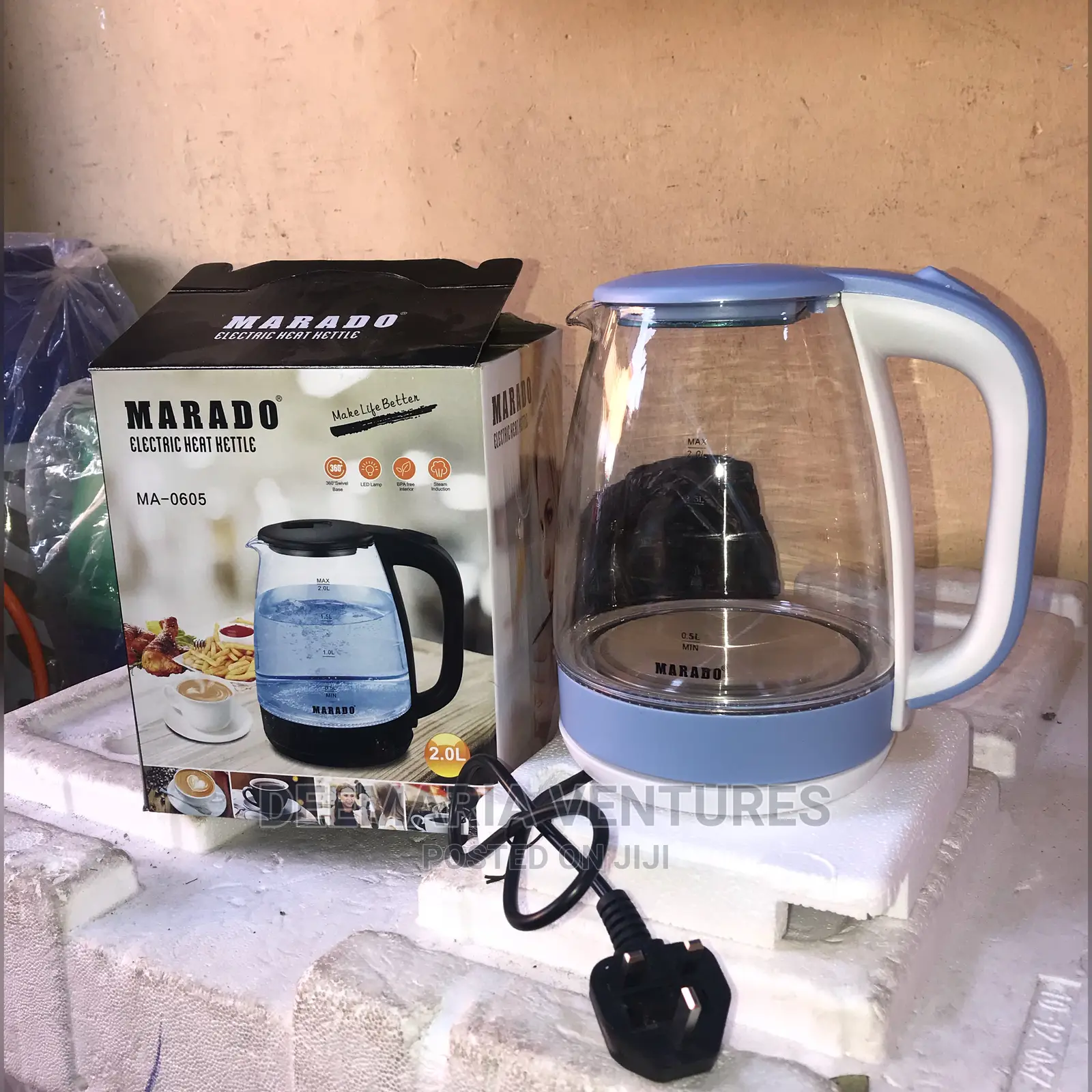 Marado 2.0l Electric Heat Kettle Ma-0605