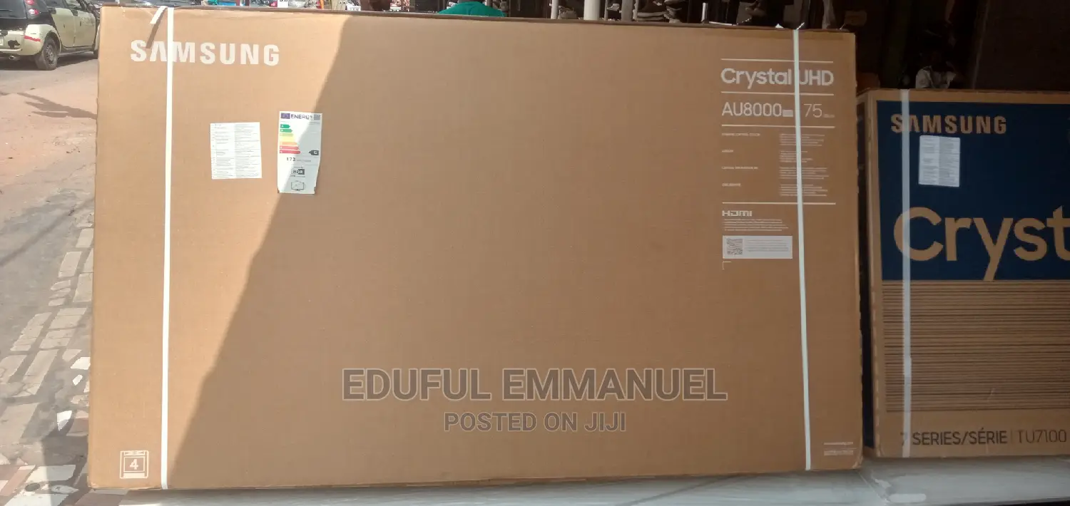 Samsung 75" AU8000 2021 Crystal UHD 4k Smart Apple Airplay