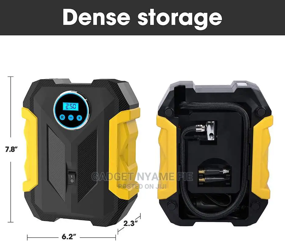 Digital Air Compressor for Car Auto Pump Portable Tire Infla