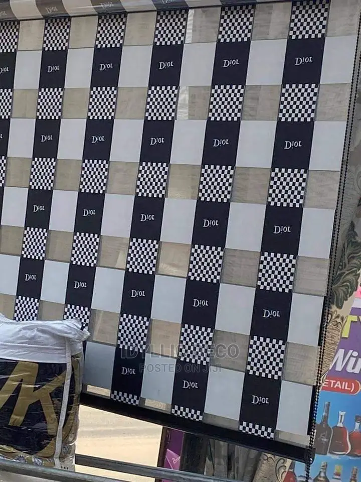 Dior Branded Zebra Blinds Curtains