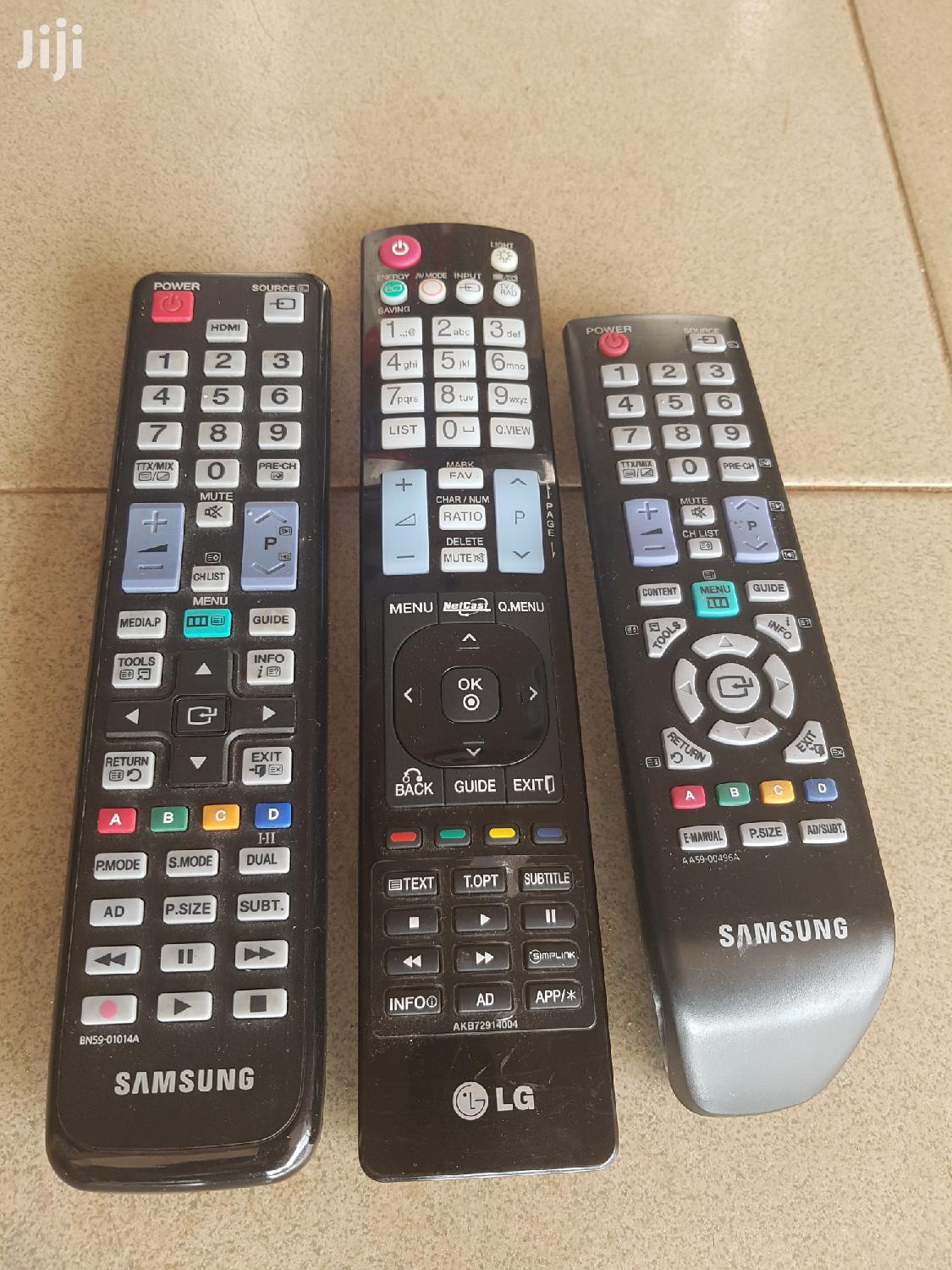 Original Samsung and Lg Remote Controls