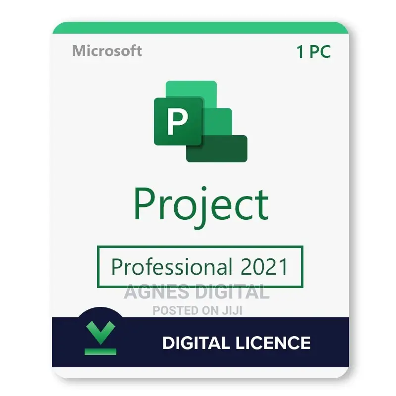 Project Professional 2021 1PC Digital License(Bind to Email)