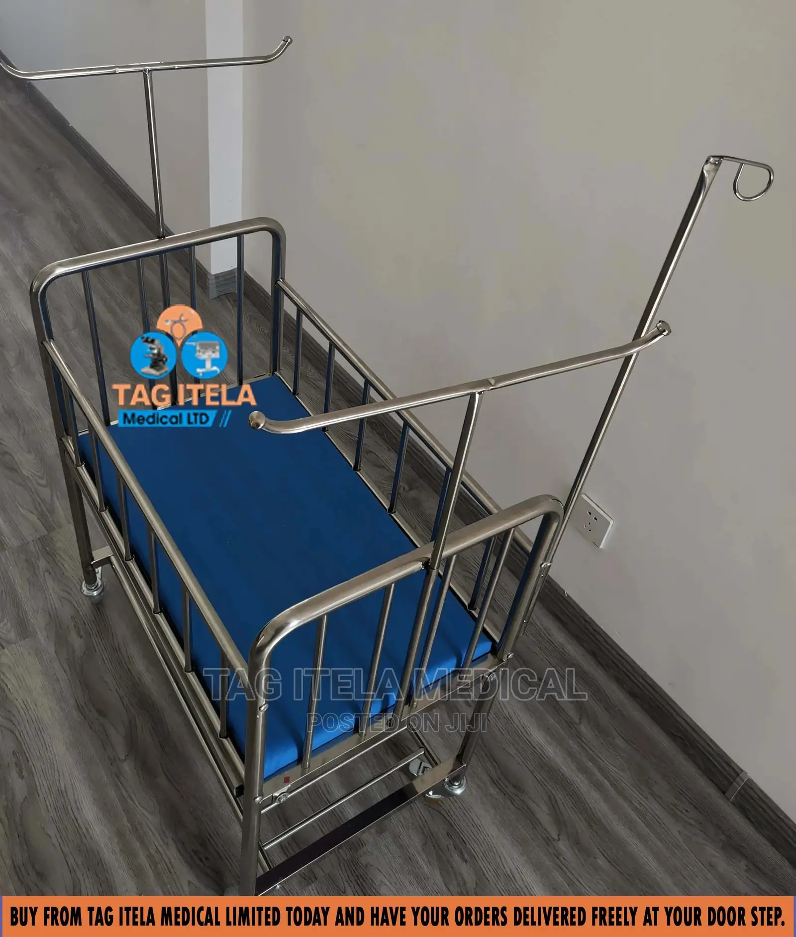 Baby's Cot Bed (Stainless)