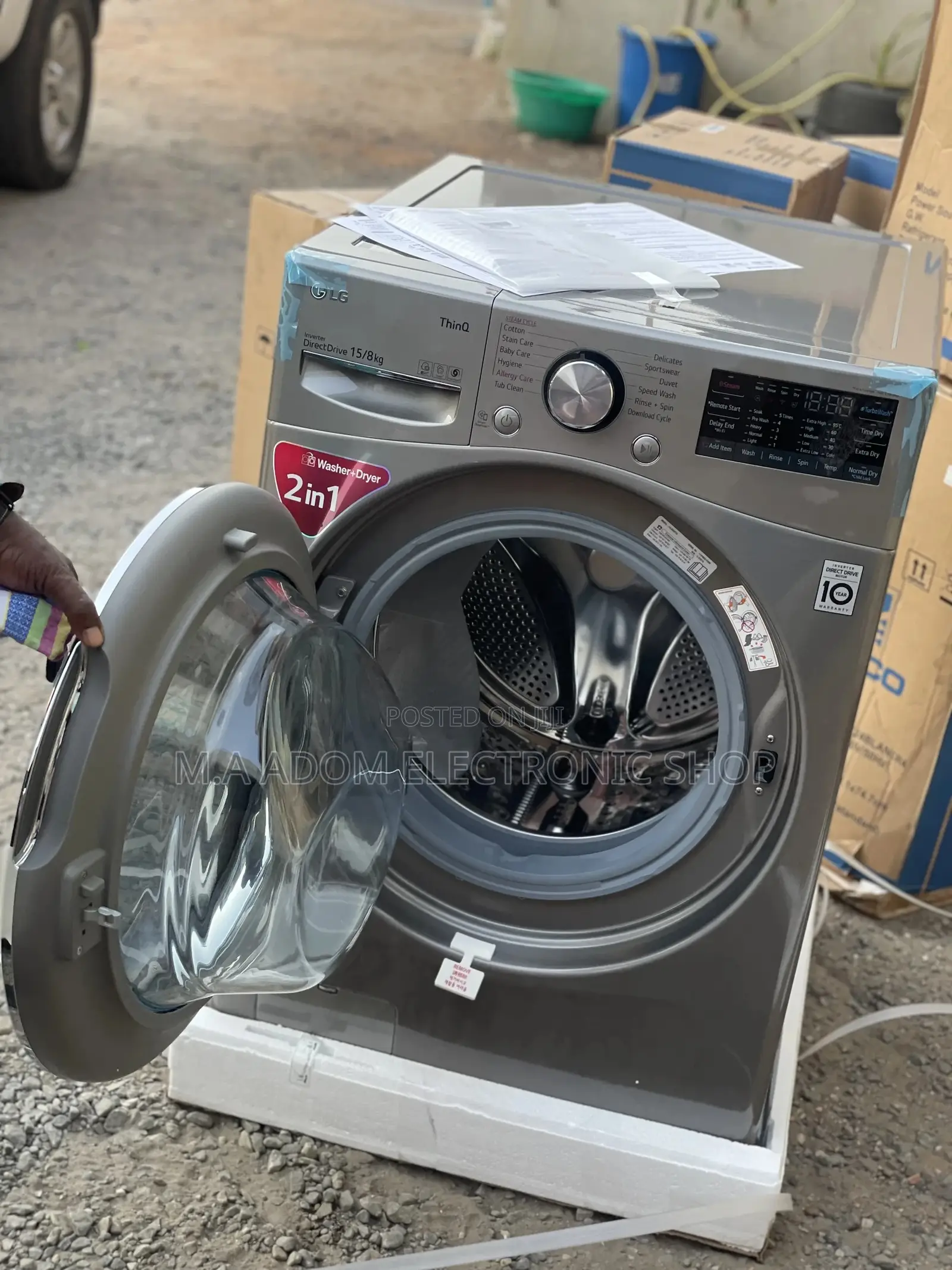 Lg 2in1 Wash Dry Front Load Washing(15)