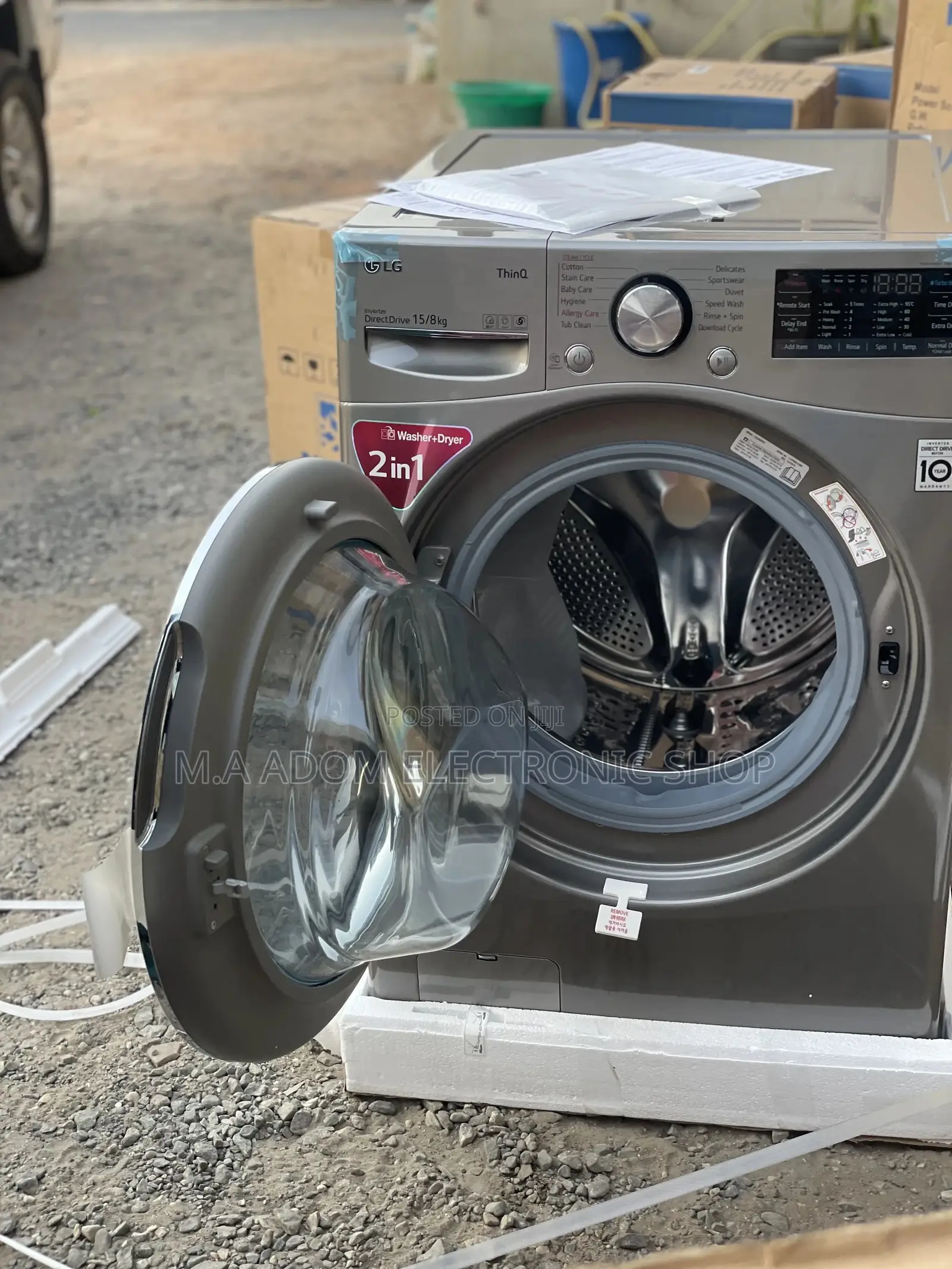 Fresh in Box Lg 15 Kg Front Loader Washing Machine
