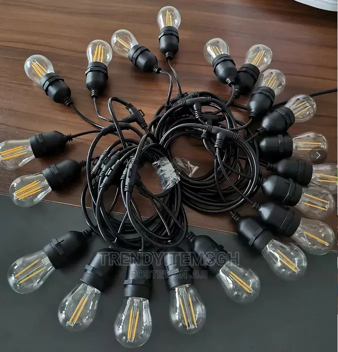 10 Meters String Light 20 Bulb Holder Waterproof