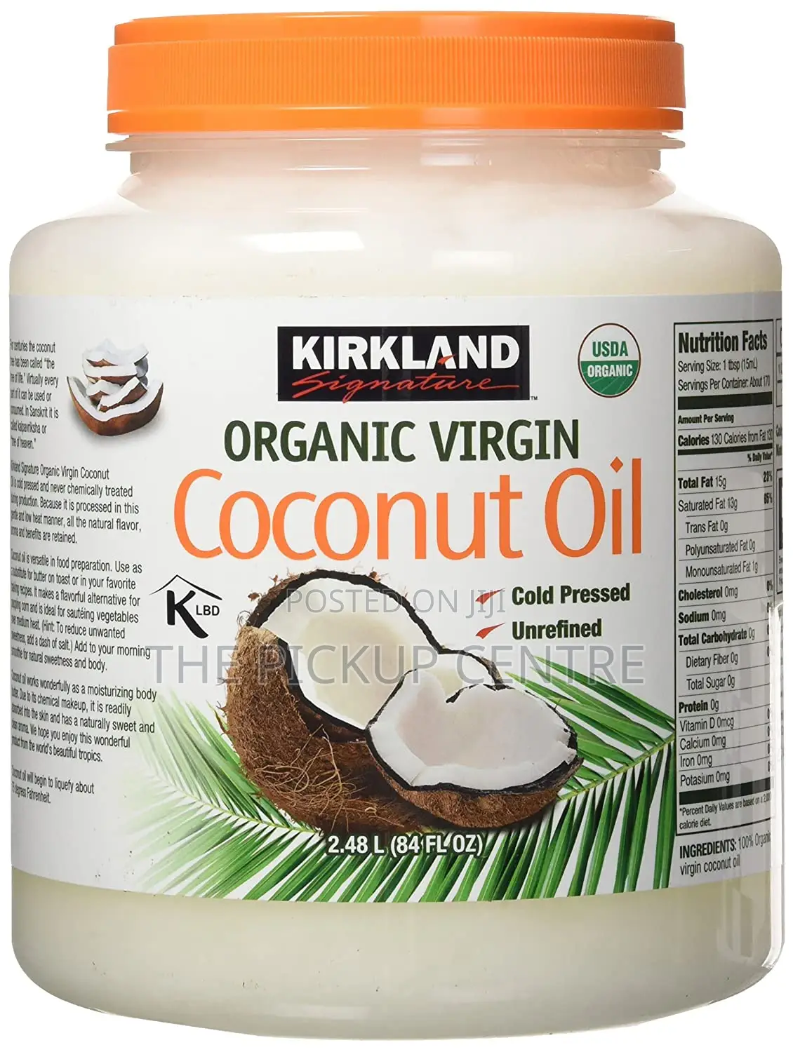 Kirkland Organic Virgin Coconut Oil