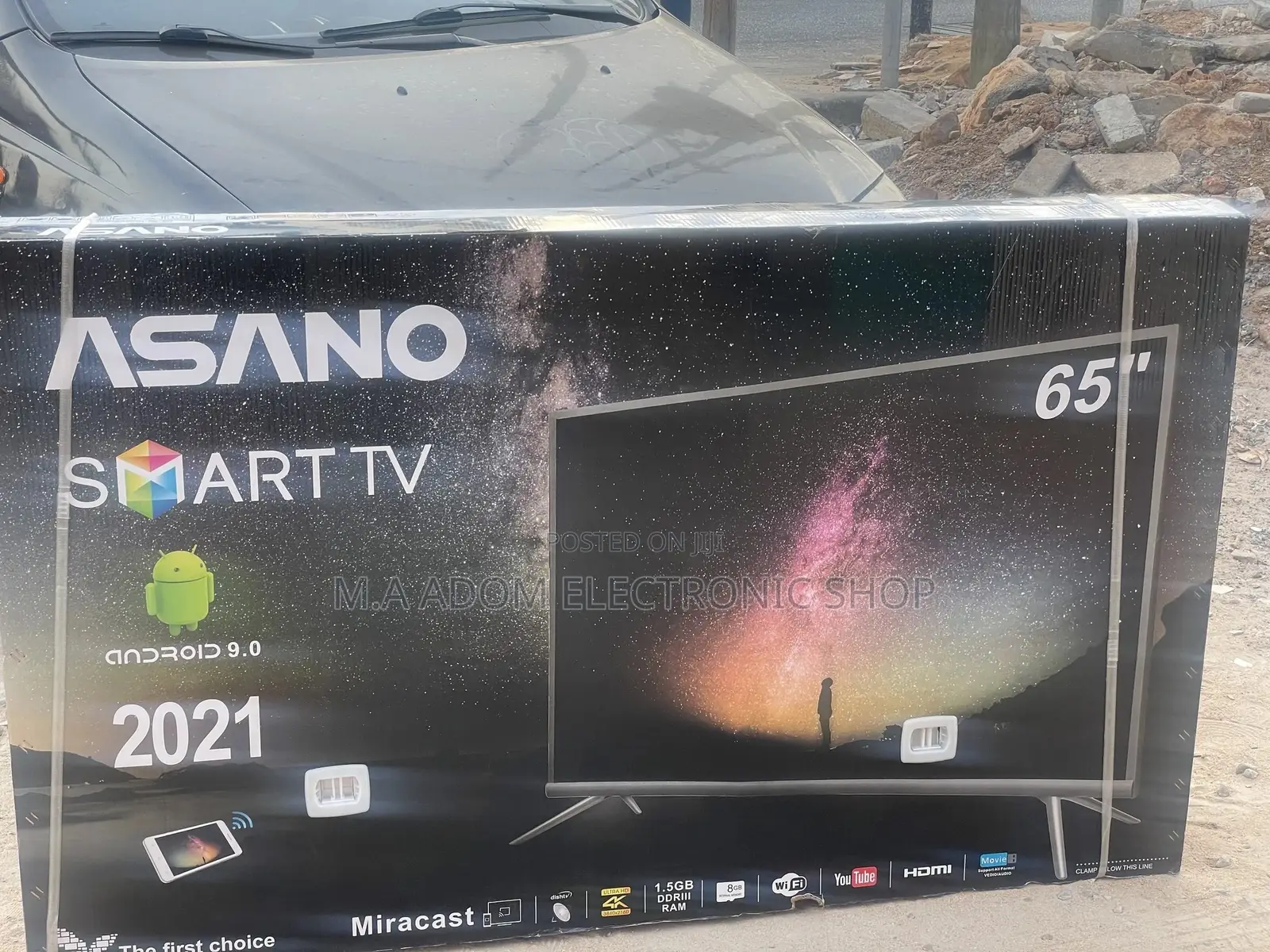 First Smart Choice ASANO 65” UHD 4K Smart Android T2/S2 Tv
