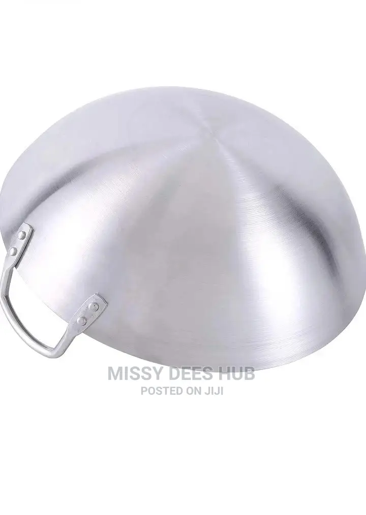 Stainless Steel Wok or Uncoated Stir-Fry Wok - 40cm