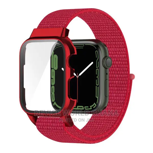 Nylon 3in1 Strap + Case for Apple Watch 7 Only (41mm 45mm)