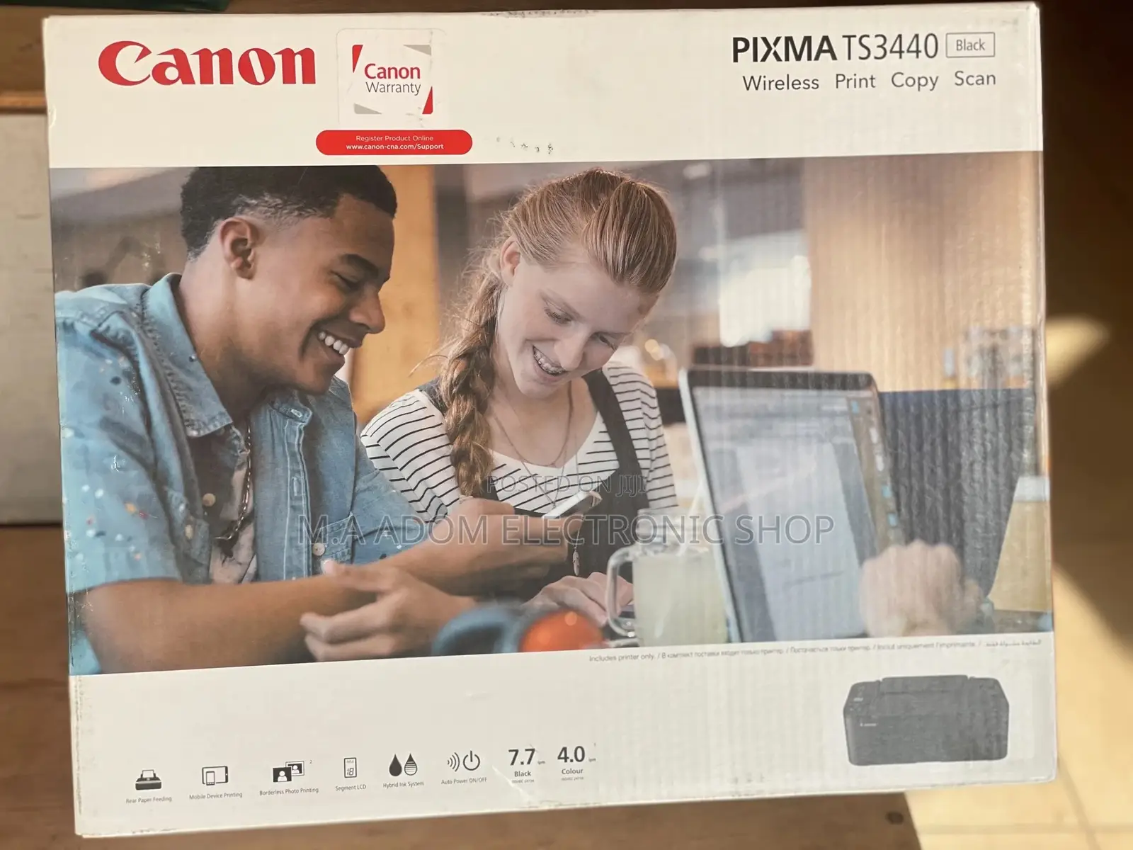 This Printer Print Borderless Photos Up to 5”X 7” (Canon)