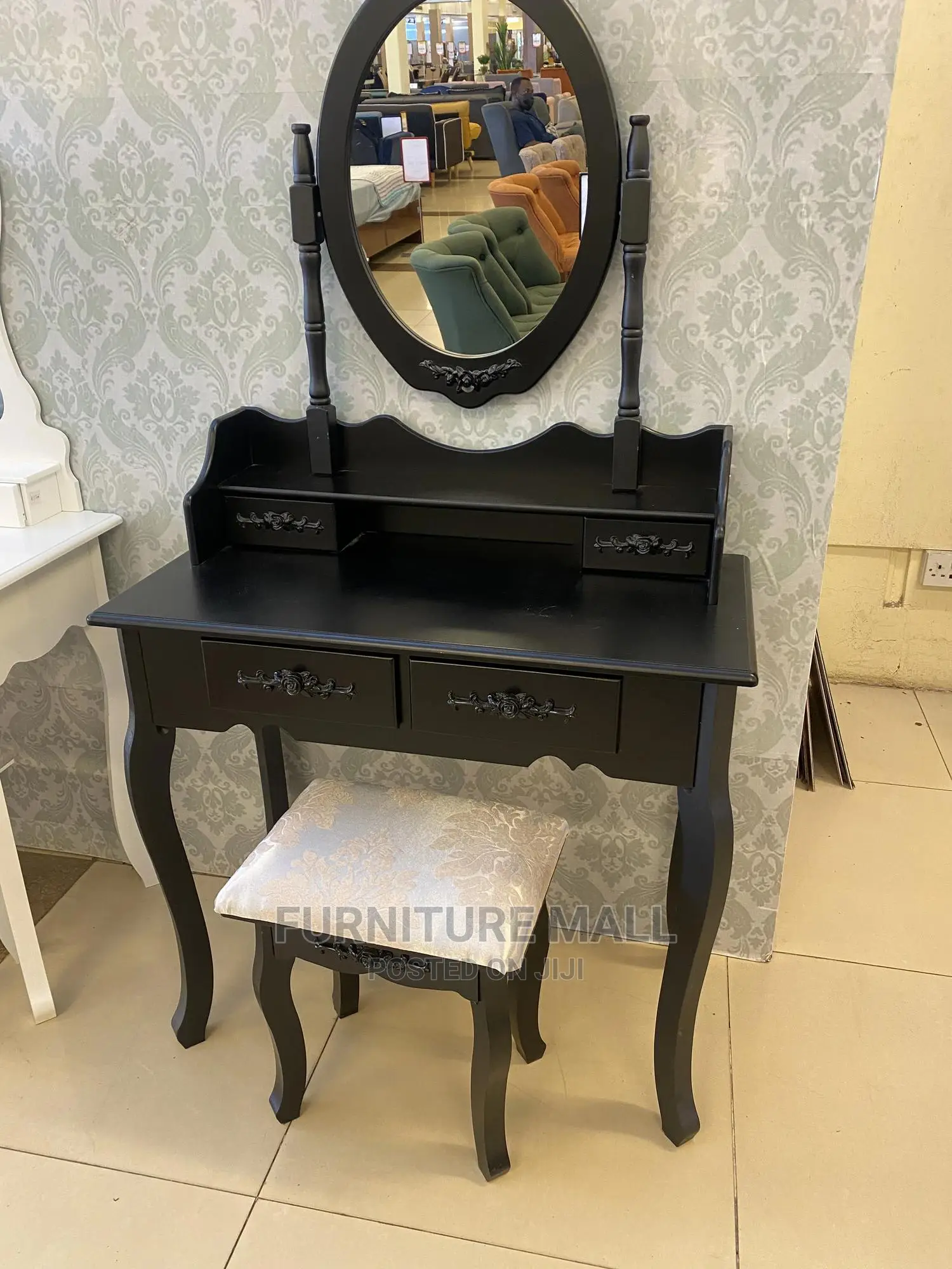 New Black Dresser Plus Chair Free Delivery