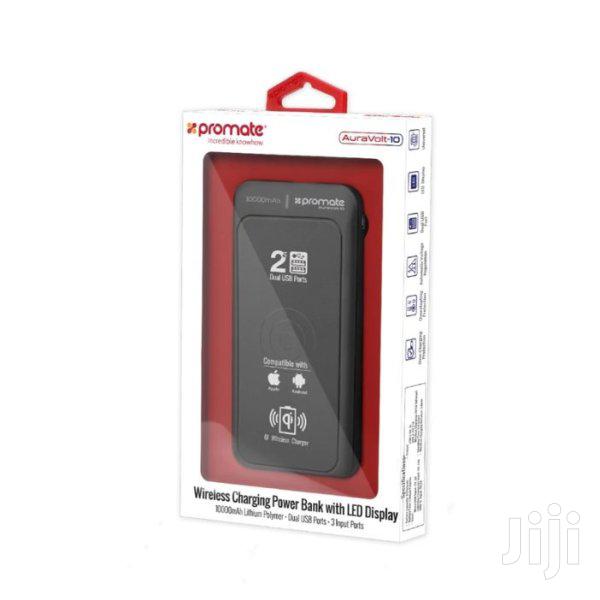 Promate Auravolt10 10,000mah Qi Wireless Charging Power Bank