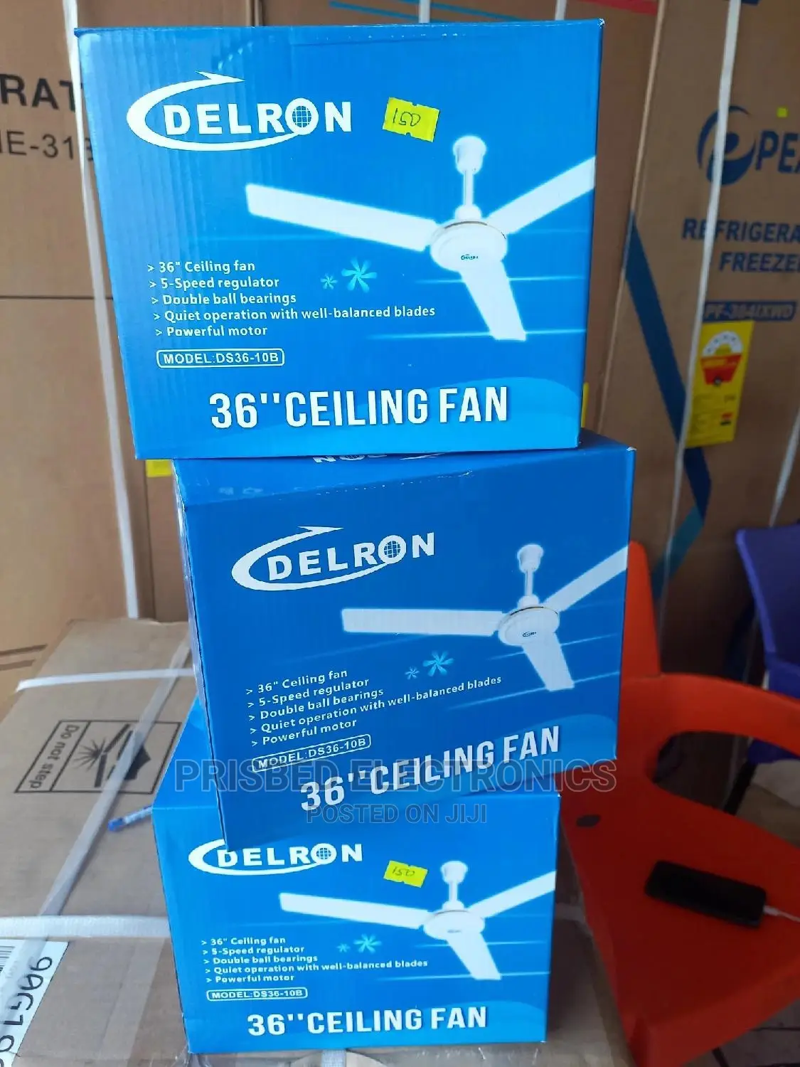 Delron Ceiling Fan 36 Inch Medium Blade