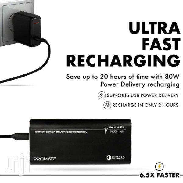 Capital24 80watt Power Delivery Backup Battery 24000mah