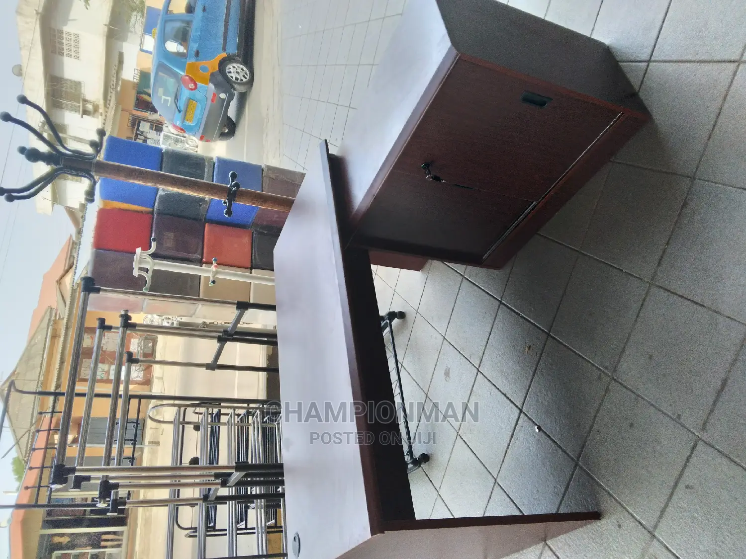 L Shape Table.