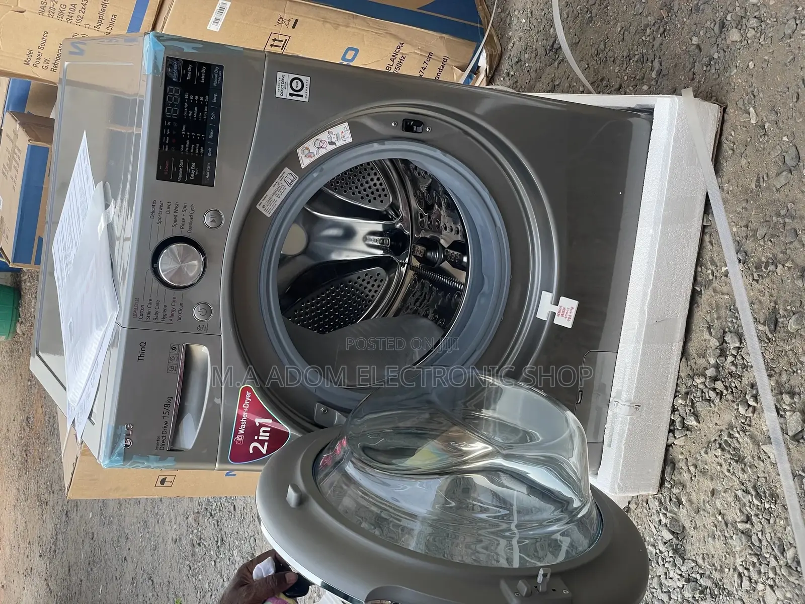 Lg Washing Machine 15/8kg Fol9dgp2s Ai Dd
