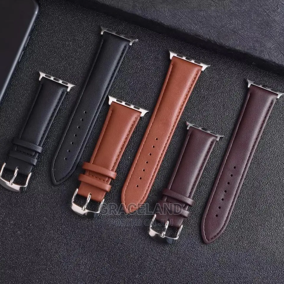 Leather Strap for Apple Watch Band 45mm/41mm 44mm 40mm