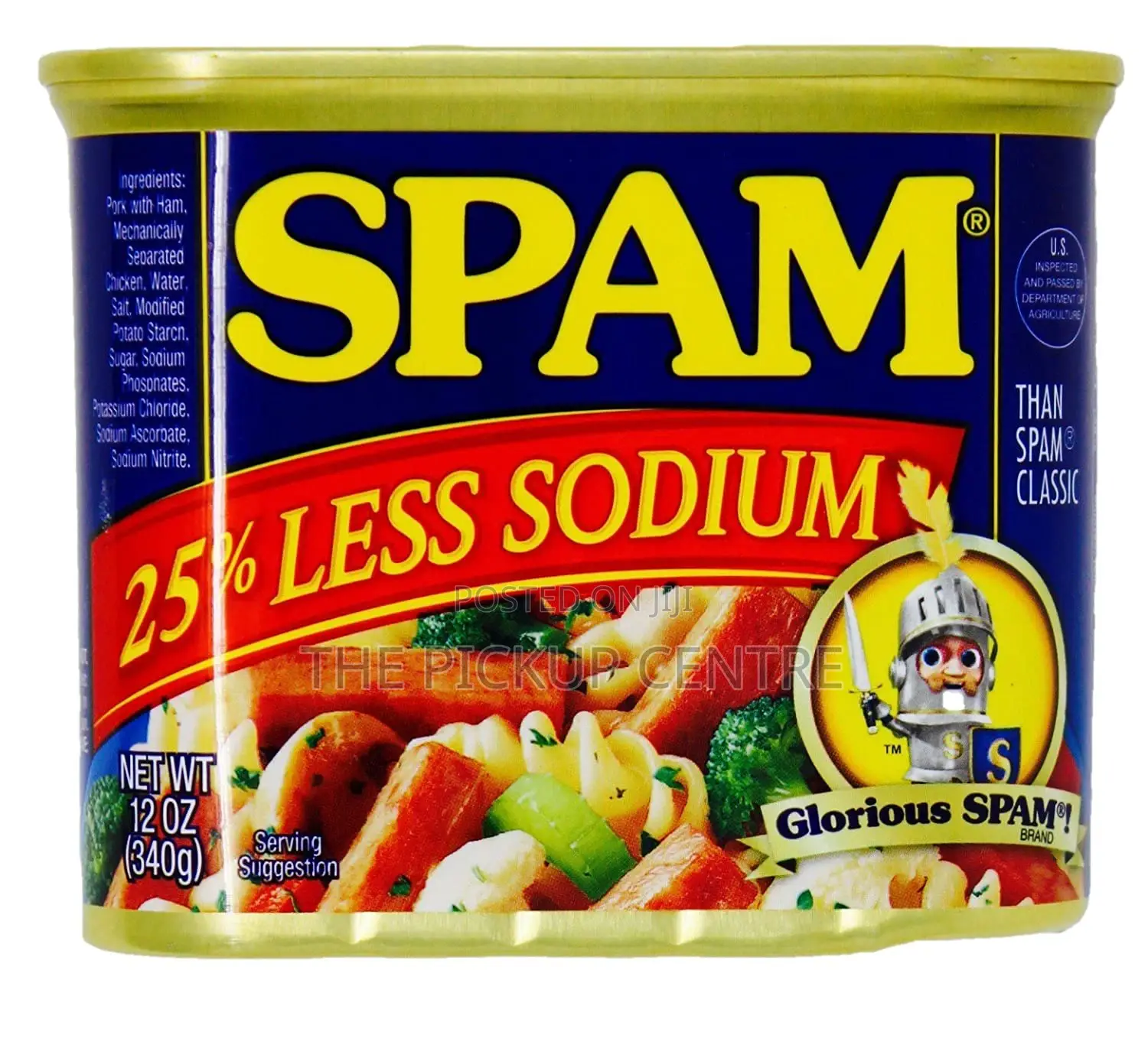 SPAM 25% Less Sodium