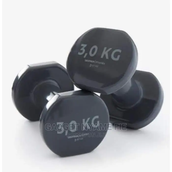 Dumbbell Pair - 3kg X 2 - Black