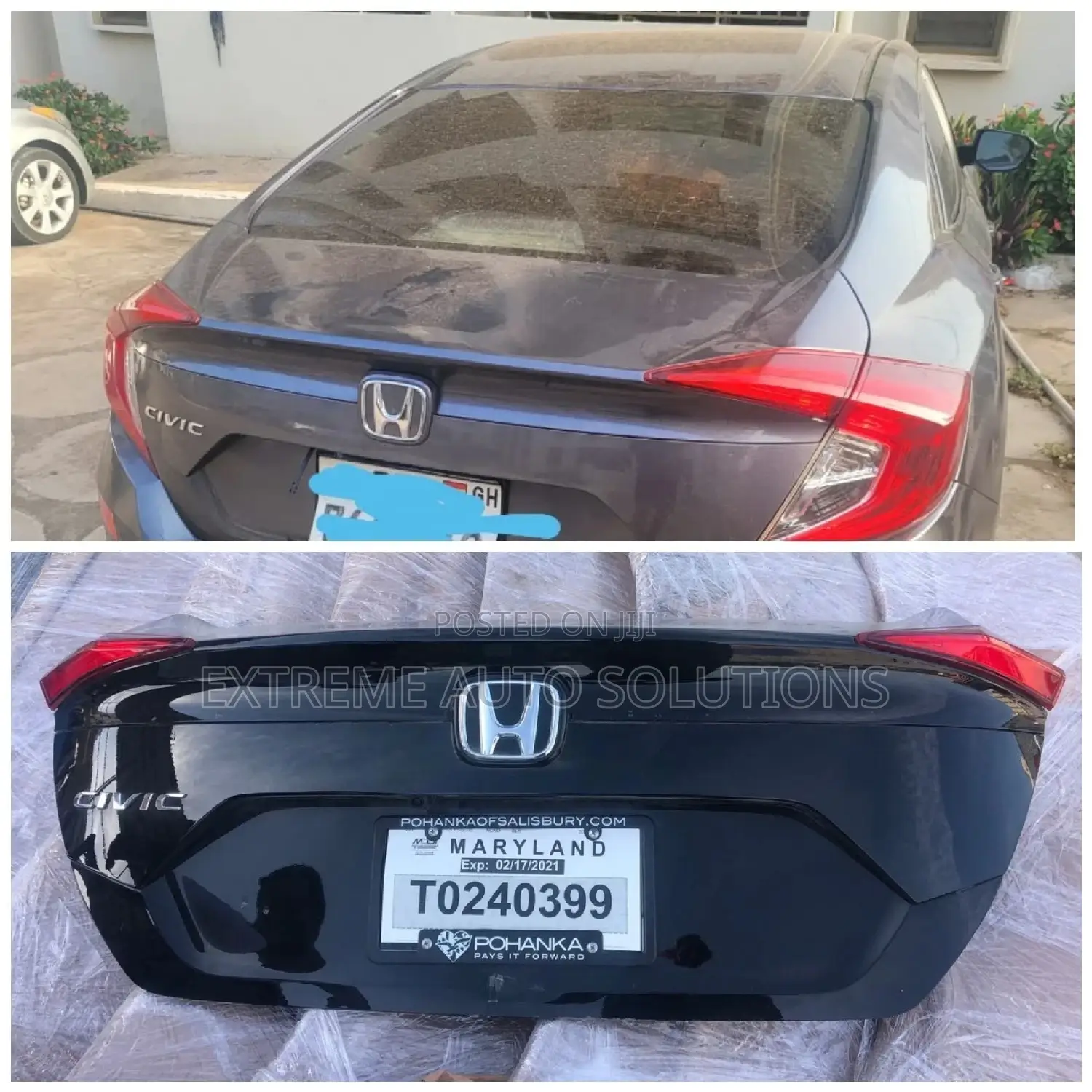 Honda Civic 2020 Boot
