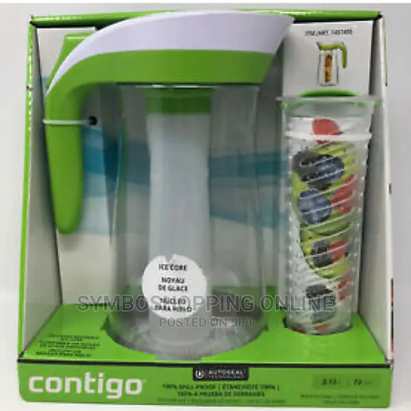 Contigo Autoseal Pitcher Set With Infuser Stick And Ice Core