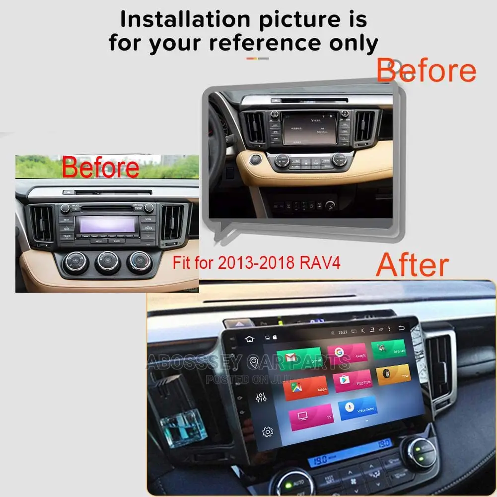 Toyota Rav 4 2013 - 2018 Android DVD and Rear View Camera