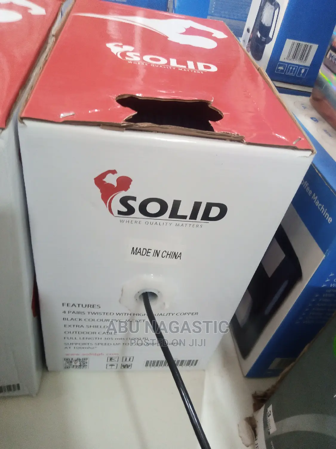 Quality Solid SFTP 305M Cat 6 Network Cable