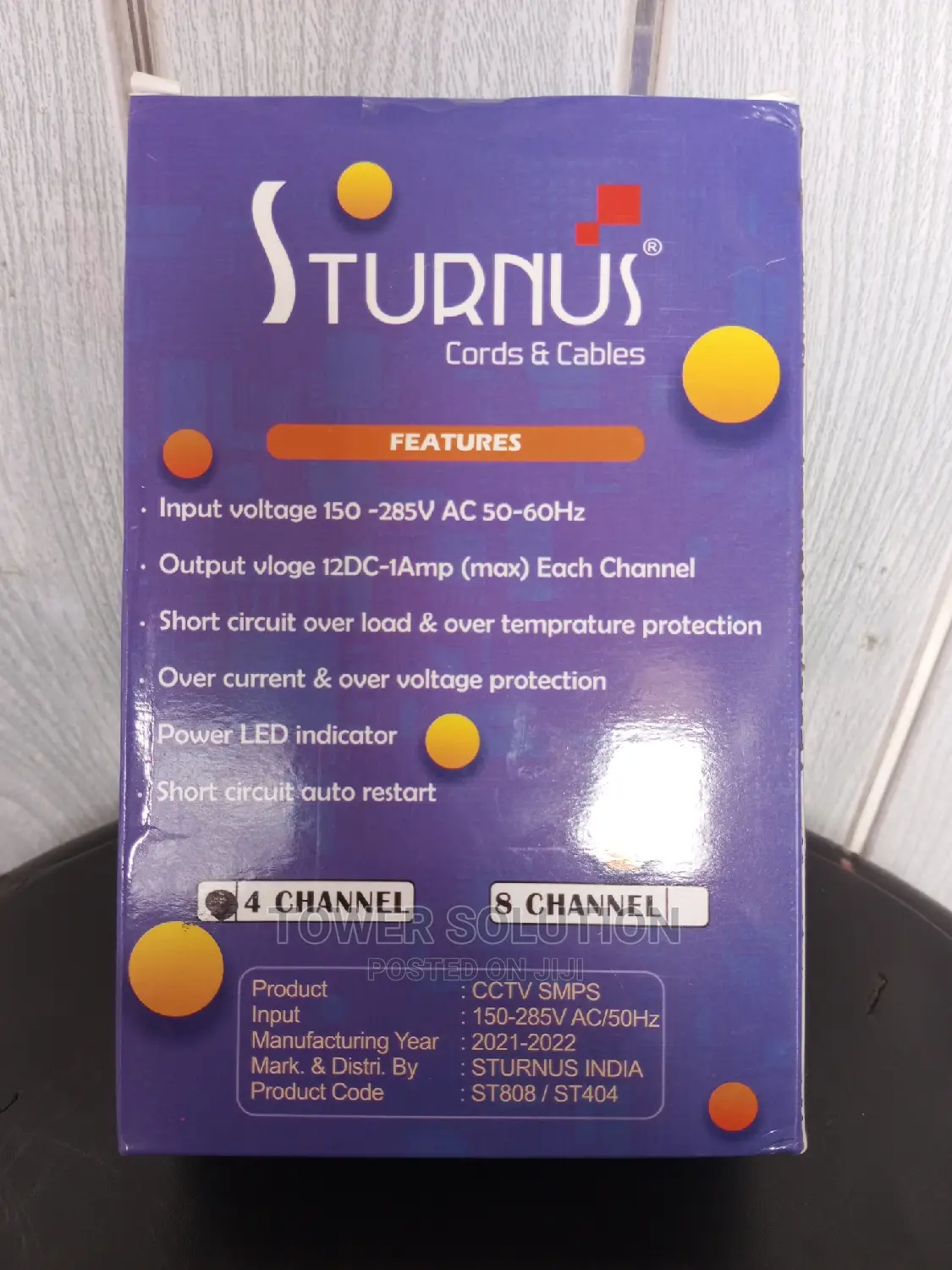CCTV Power Supply 4chan.5ah