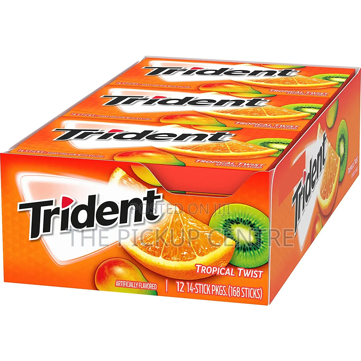 Trident Tropical Twist, Sugar Free Gum, 15-count