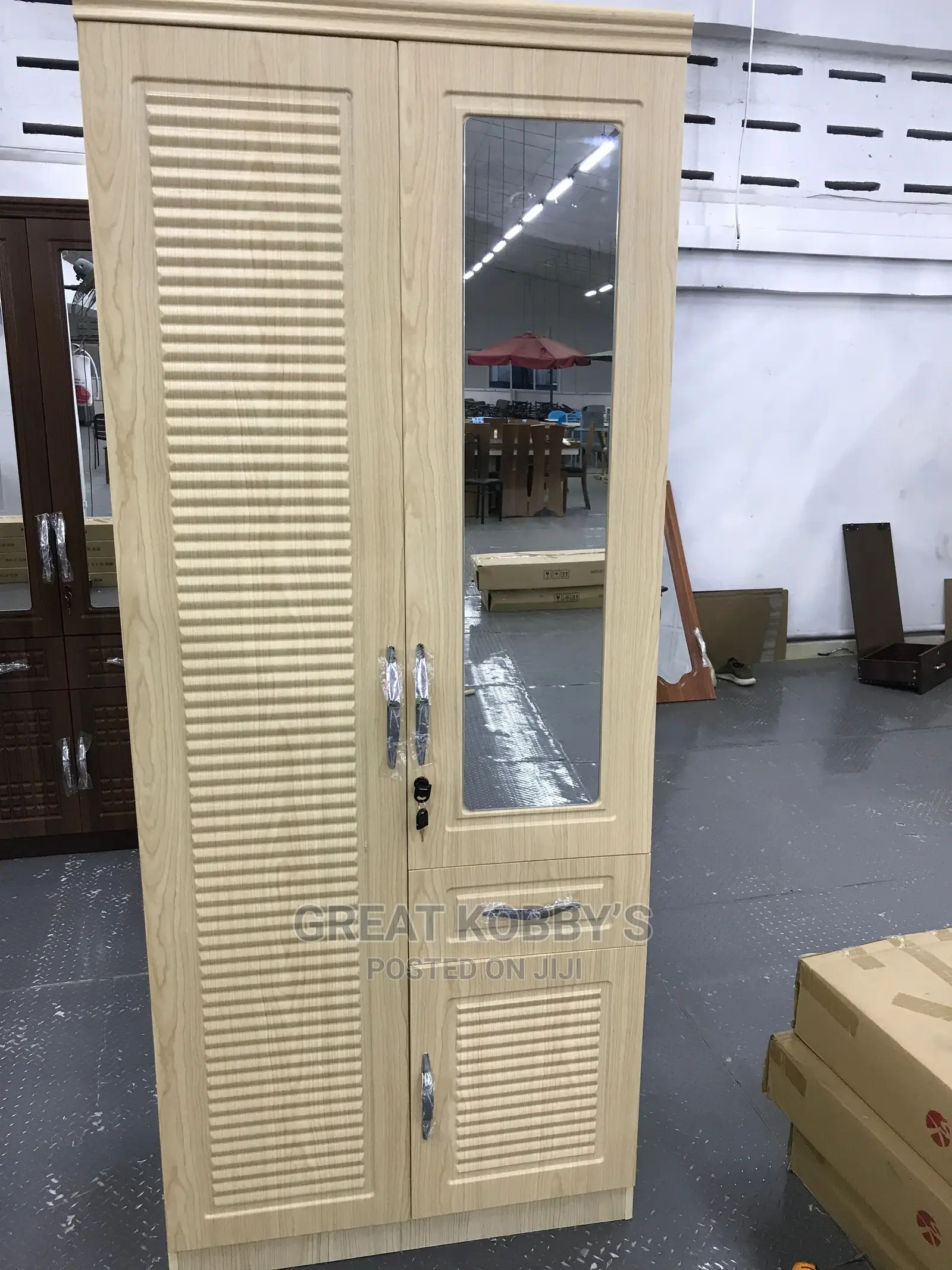 2 Doors Wardrobe