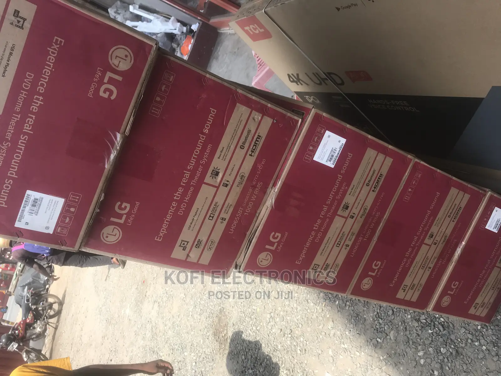 4 Tall Speakers Lg Home Theater Ht655bt ( 1000 Watt)