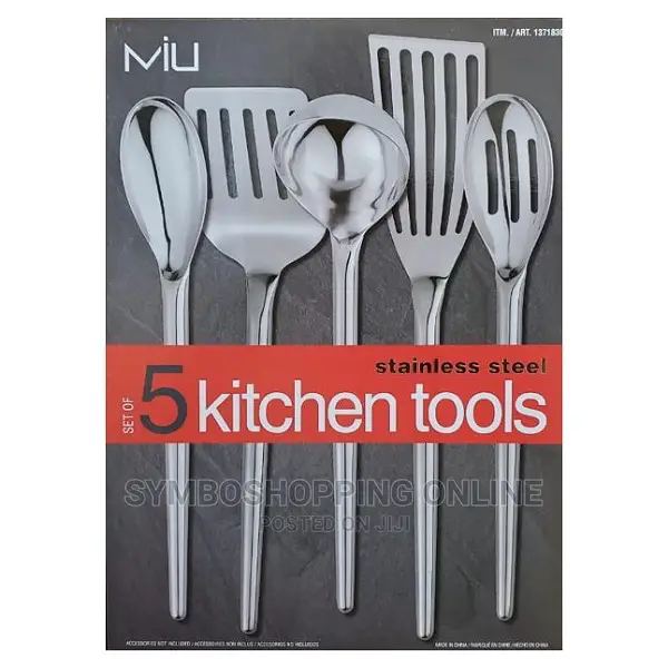 Miu Set of 5 Stainless Steel Kitchen Tools