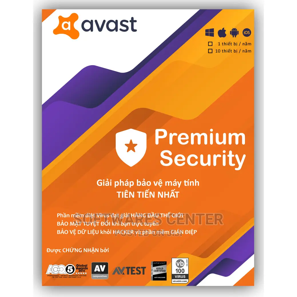 Avast Premium Security for 5 Devices | 3 Years