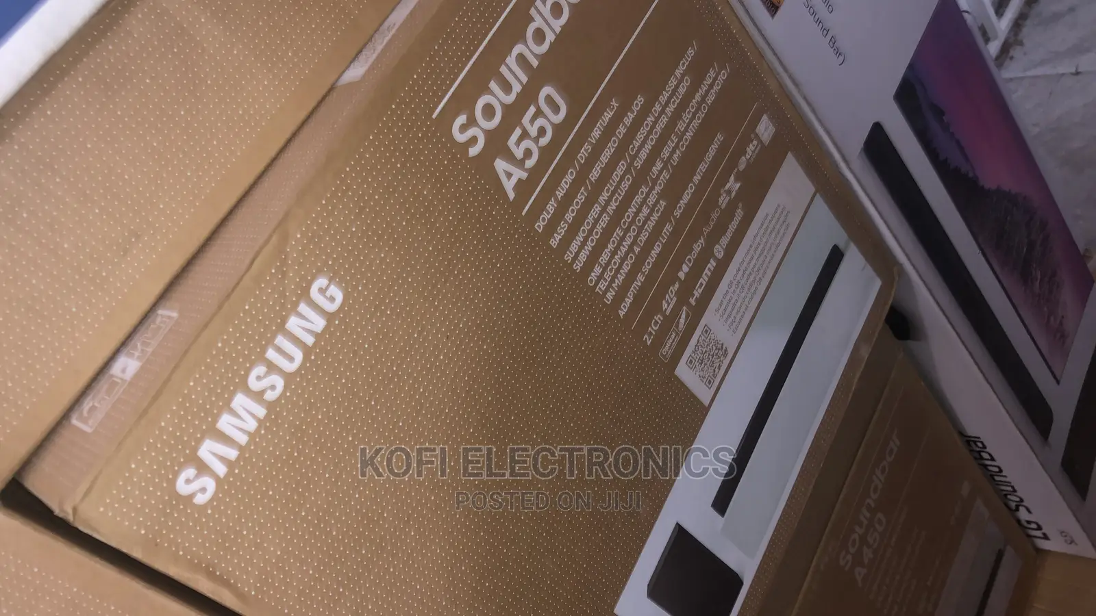 A World of Sound With One Remote HW-A550 2.1ch Soundbar 410w