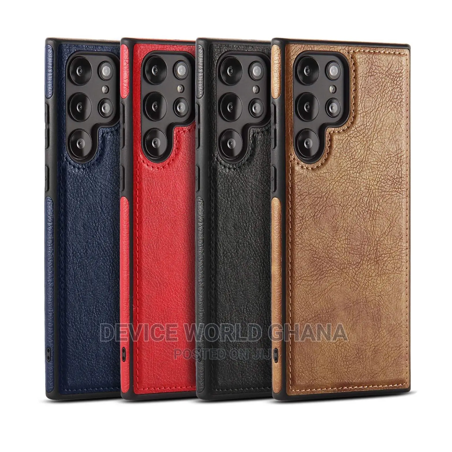 Leather Back Case for Samsung S25ultra S24ultra S23u S23 S22