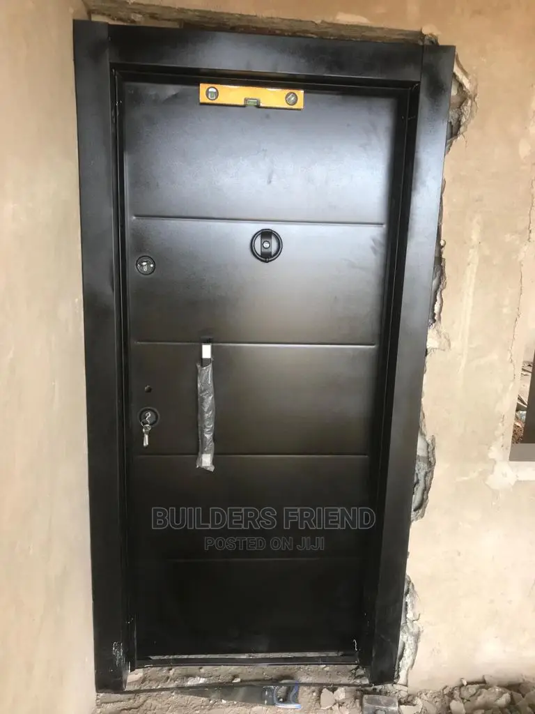 All Black Turkey Full Metal Heavyduty Security Door