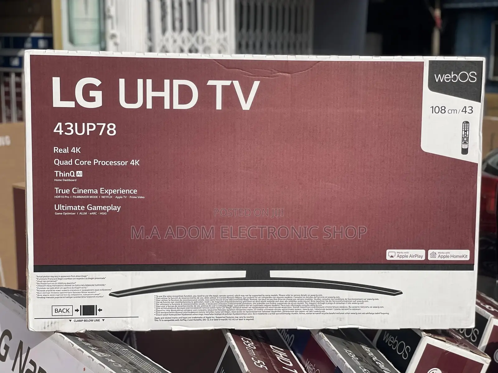 Check Out the New 2021 Lg 43”UHD 4K Smart Netflix Youtube Tv