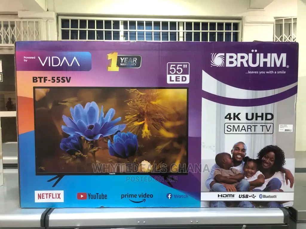 55 Inch Bruhm Uhd Bluetooth Smart Google Assistant 2022