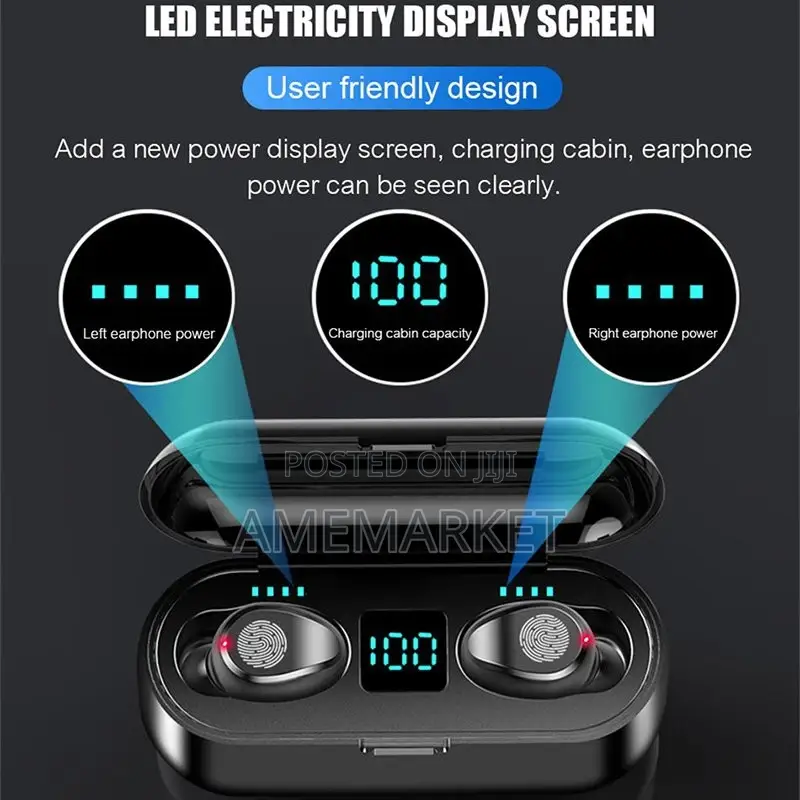 Original F9-10 Bluetooth 5.0 Earbud Touch Control Earphone