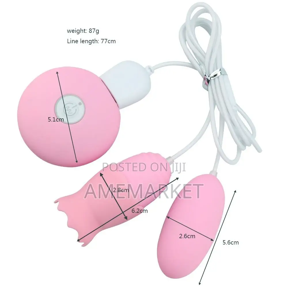Tongue Licking Vibrating Eggs. Nipple Sucker, Female Sex Toy