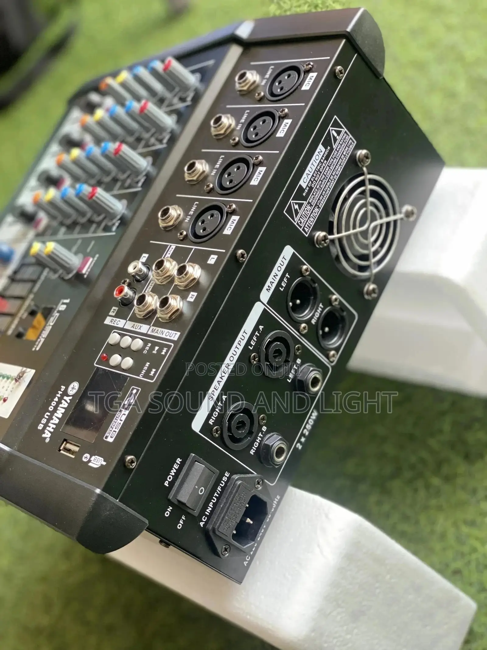 4 Channel Mixer With Amplifier