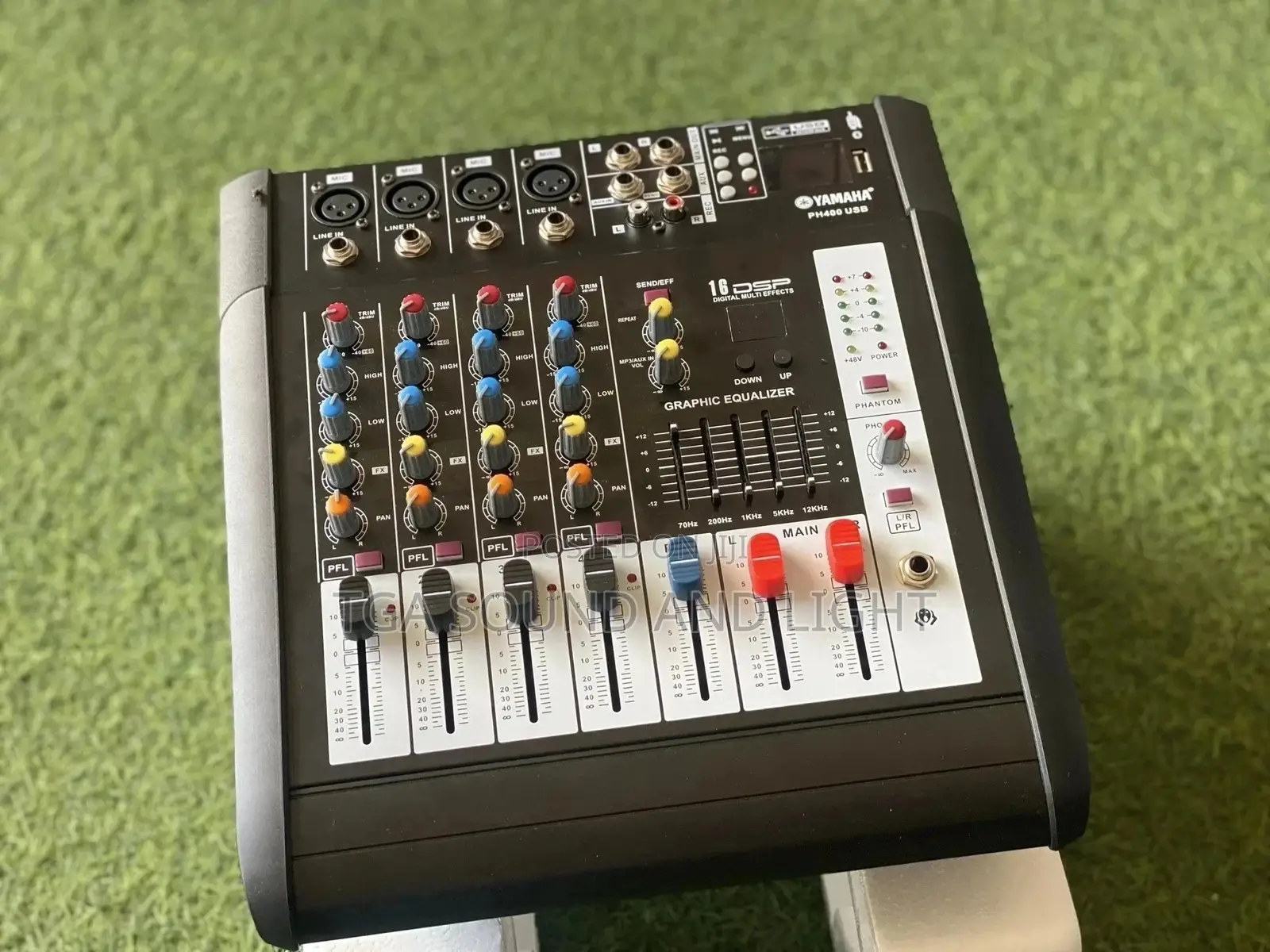 4 Channel Mixer With Amplifier