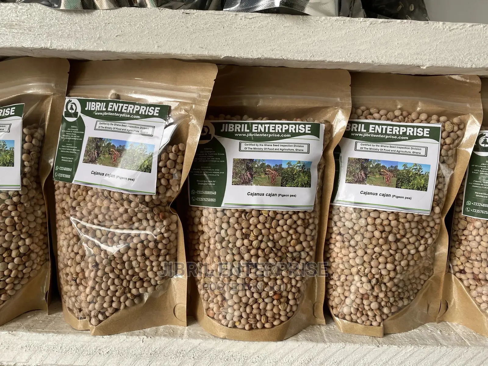 White Pigeon Pea(Cajanus Cajan), 1kg /50gh