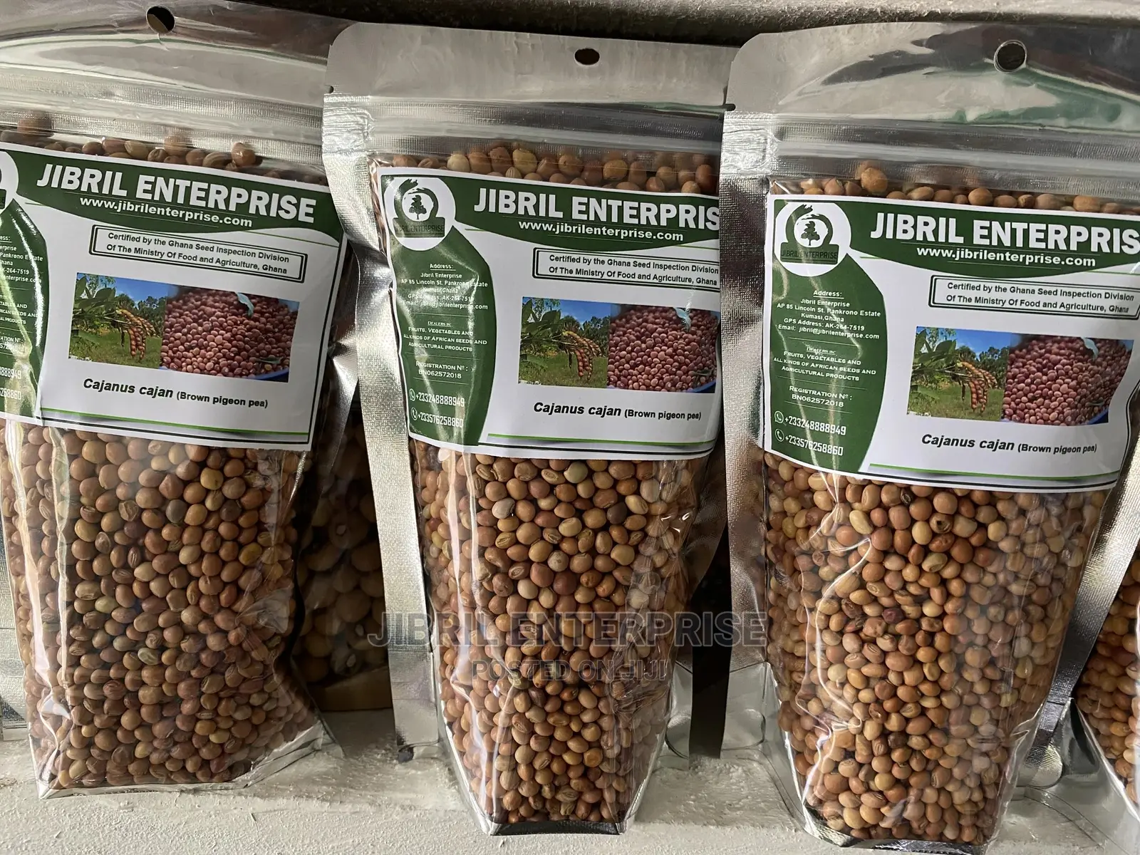 Brown Pigeon Pea, 1kg /45gh
