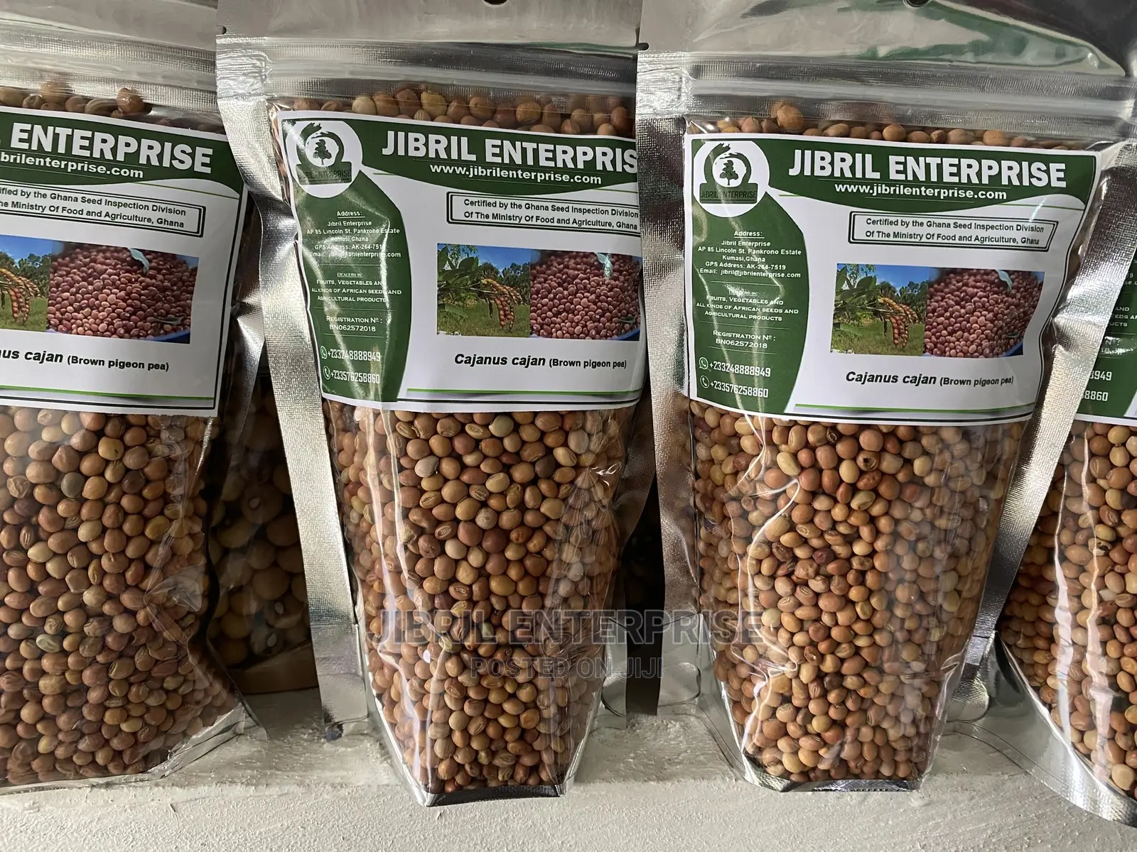 Brown Pigeon Pea, 1kg /45gh